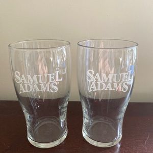 Samuel Adams 53/4” tulip shaped 16oz beer glass - set of 2